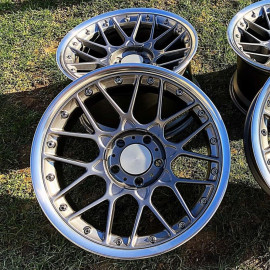 Aluminium centre cap set BBS RC RSII • 80 mm